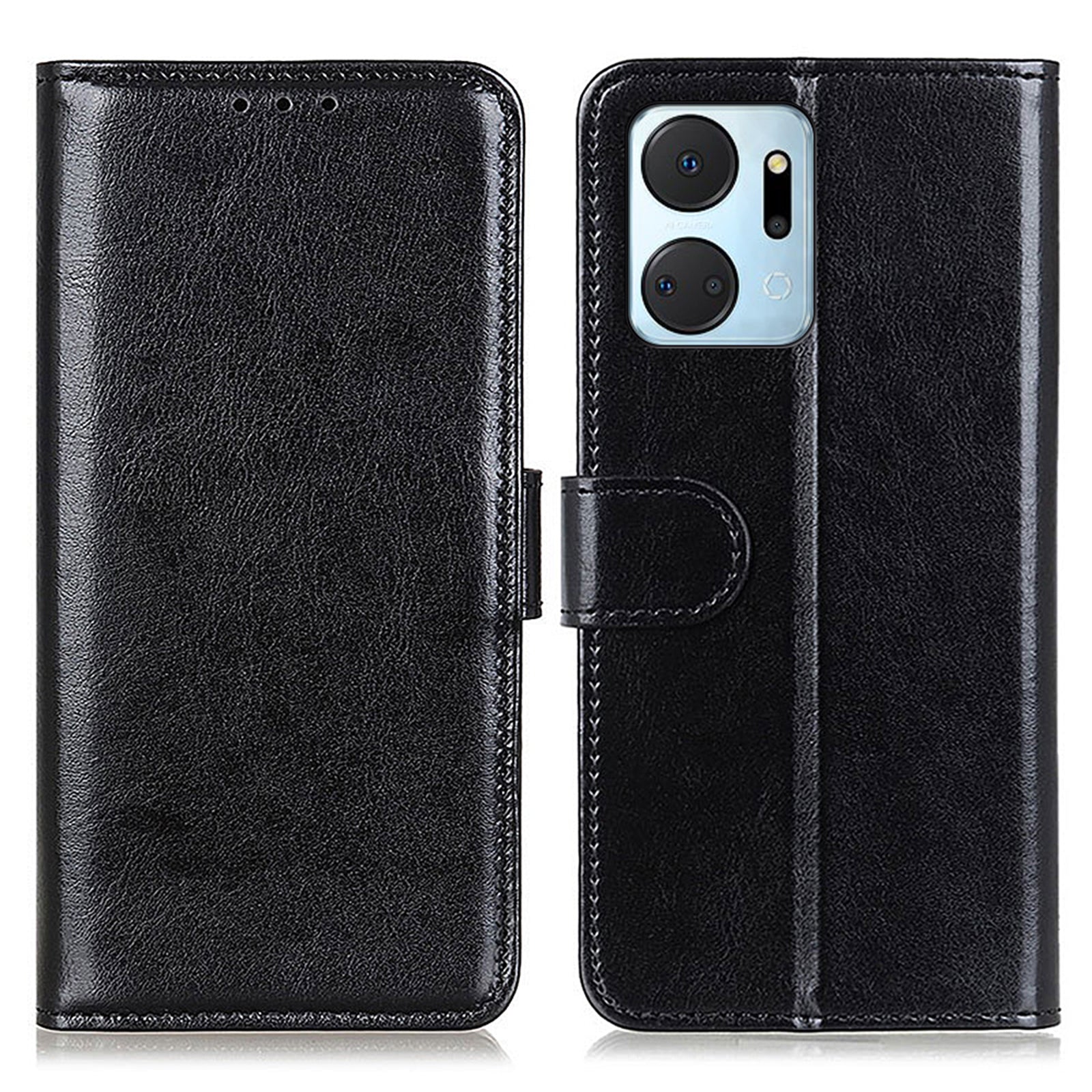 For Honor X7a 5G Cell Phone Case Stand Wallet PU Leather Crazy Horse Texture Phone Cover For Honor X7a 5G Cell Phone Case Stand Wallet PU Leather Crazy Horse Texture Phone Cover